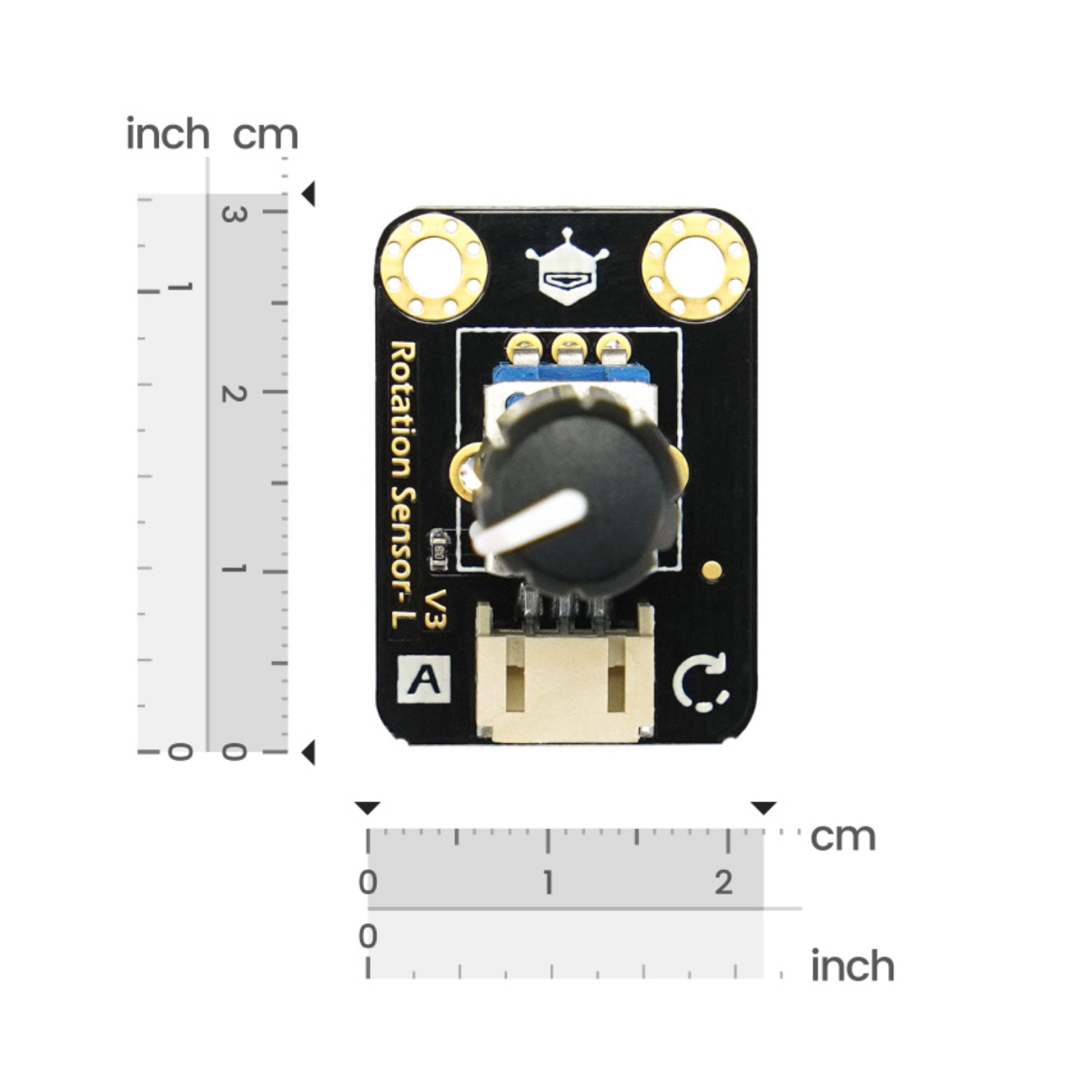 Potentiometer Rotation DFRobot Gravity: Analog Rotation Potentiometer Sensor 300° Rotational ...