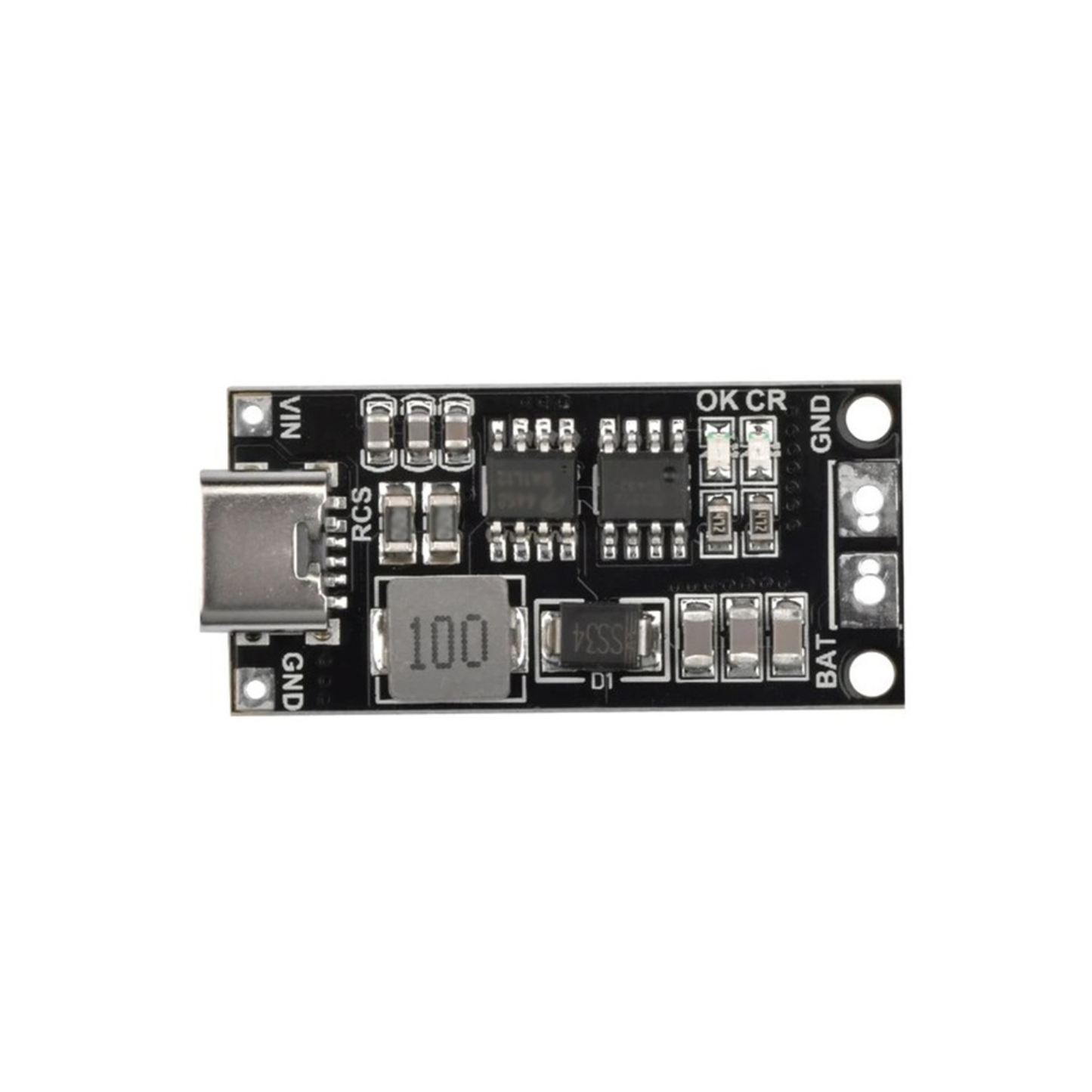 18650 Li-ion Polymer Battery Charger Type C 18650 Charger 3S 12.6V 4A Lithium-ion Booster Module - RS6539