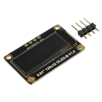 DFRobot Fermion: Monochrome 0.91” 128×32 I2C OLED Display (Breakout)