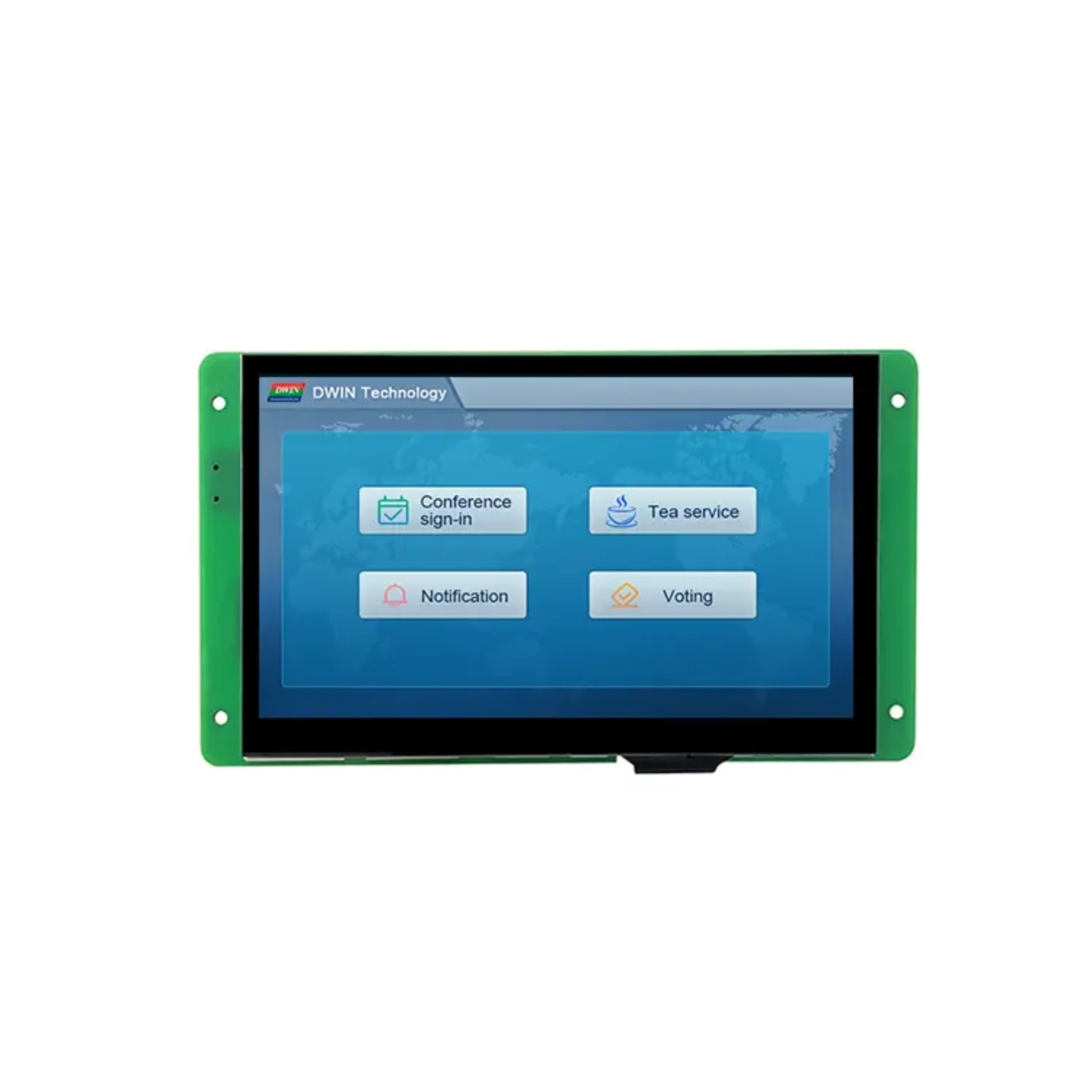 DWIN DMG80480C070_03WTR 7 Inch HMI TN LCD Display 800x480 Resistive Touch TN LCD with TTL UART Interface For Custom GUIs