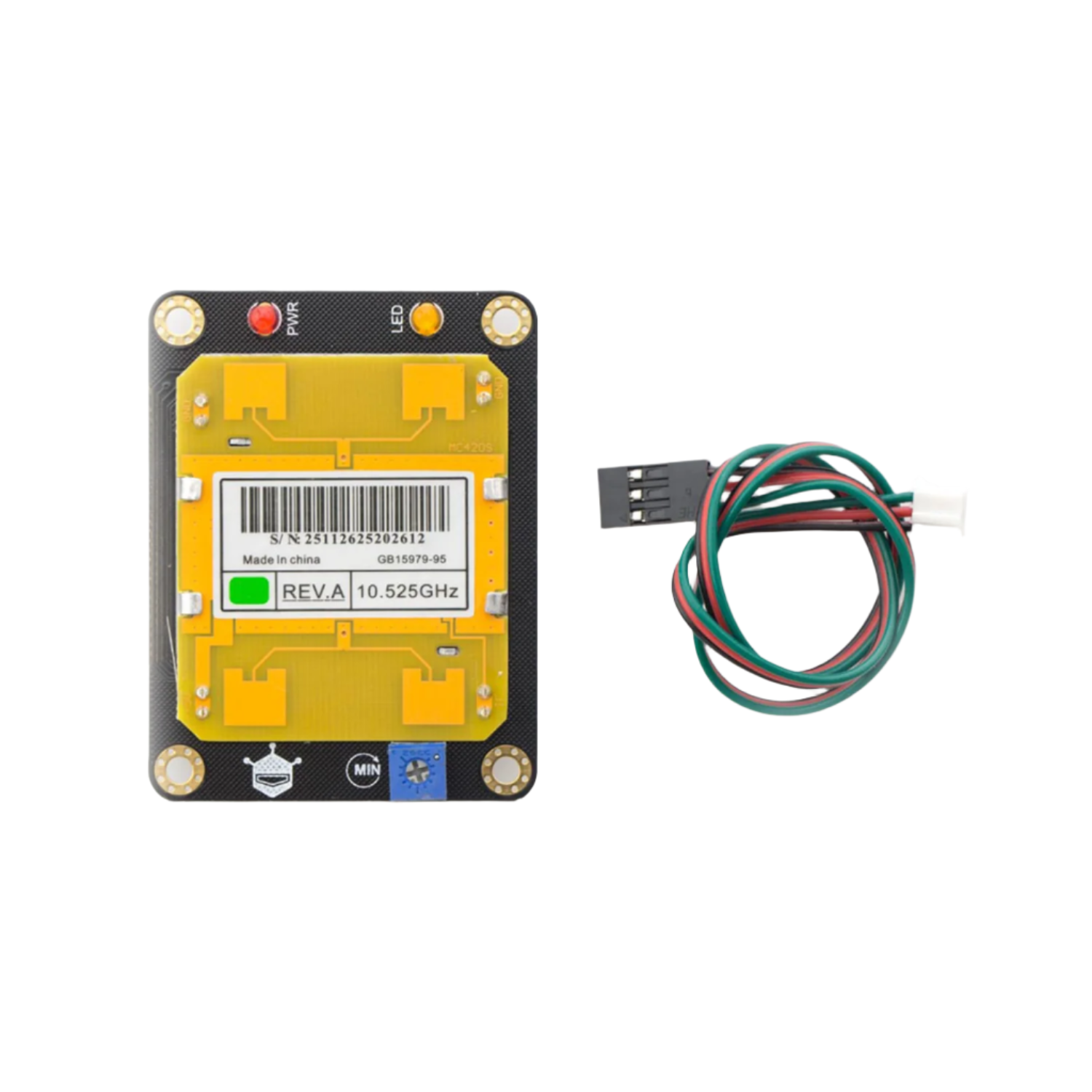 DFRobot Gravity: Digital 10.525GHz Microwave Sensor (Motion Detector)
