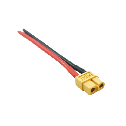 SafeConnect XT60 Female Connector XT60 Female Connector 14AWG Silicon Wire 10cm