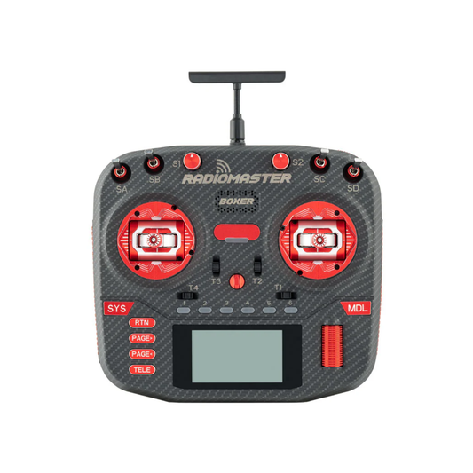 RadioMaster Boxer Max ELRS M2 Radio Controller Next-Gen Radio Transmitter For FPV Drones & RC - RED- RS8499