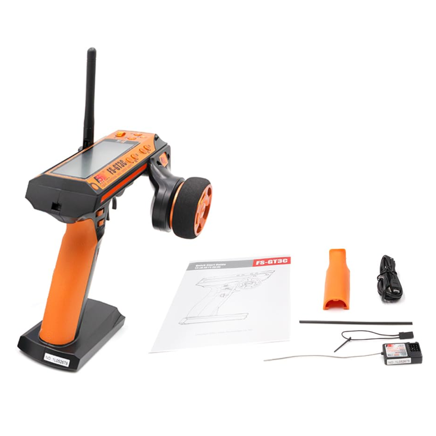 FlySky FS-GT3C 2.4G Transmisor De 3 Canales Con Receptor GR3E Para Coches Rc Barco Gris FlySky FS-GT3C 2.4G Transmisor De 3 Canales Con Receptor GR3E Para Coches Rc Barco Gris