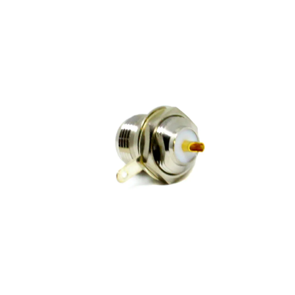 N-Type Female Bulkhead Connector 180 Degree Bulkhead Solder Panel Mount RF Coaxial Connector - RS3992