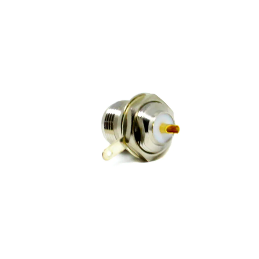 N-Type Female Bulkhead Connector 180 Degree Bulkhead Solder Panel Mount RF Coaxial Connector - RS3992