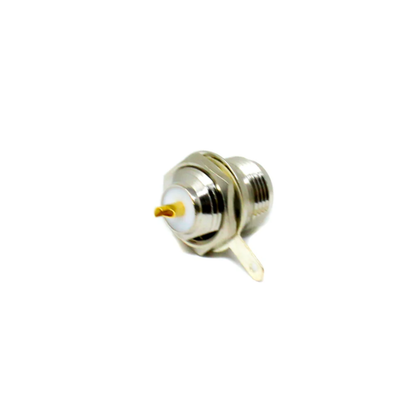 N-Type Female Bulkhead Connector 180 Degree Bulkhead Solder Panel Mount RF Coaxial Connector - RS3992