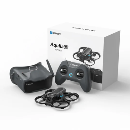 BetaFPV Aquila16 FPV Kit LiteRadio 2 SE Radio Transmitter Easy to Fly Indoor/Outdoor Tiny Whoop For Perfect Compact Cinewhoop Drone