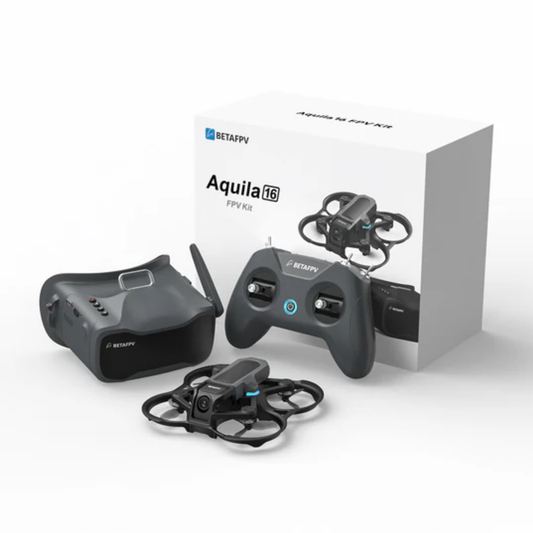 BetaFPV Aquila16 FPV Kit LiteRadio 2 SE Radio Transmitter Easy to Fly Indoor/Outdoor Tiny Whoop For Perfect Compact Cinewhoop Drone
