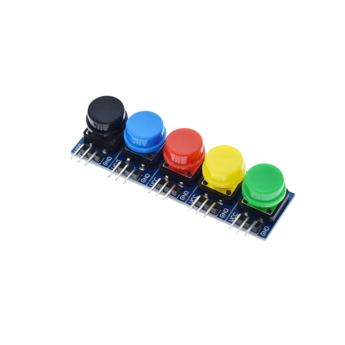 Big Key Button Module Tactile Push Button Set Electronic Building Block For DIY & Prototyping Pack of 5 Set - RS3915