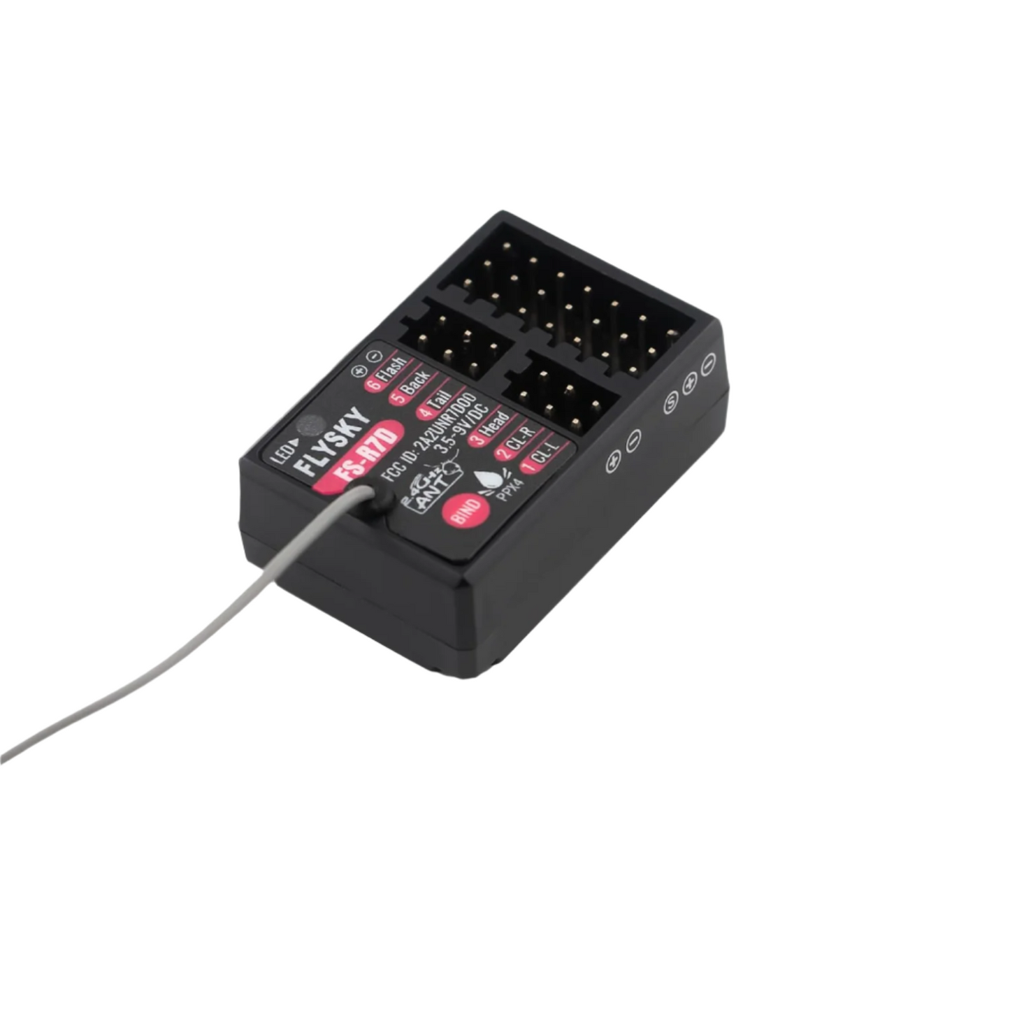 Flysky FS-R7D 7CH Receiver 2.4GHz ANT Protocol PPM IBUS Output Light Group Receiver For Car Boat