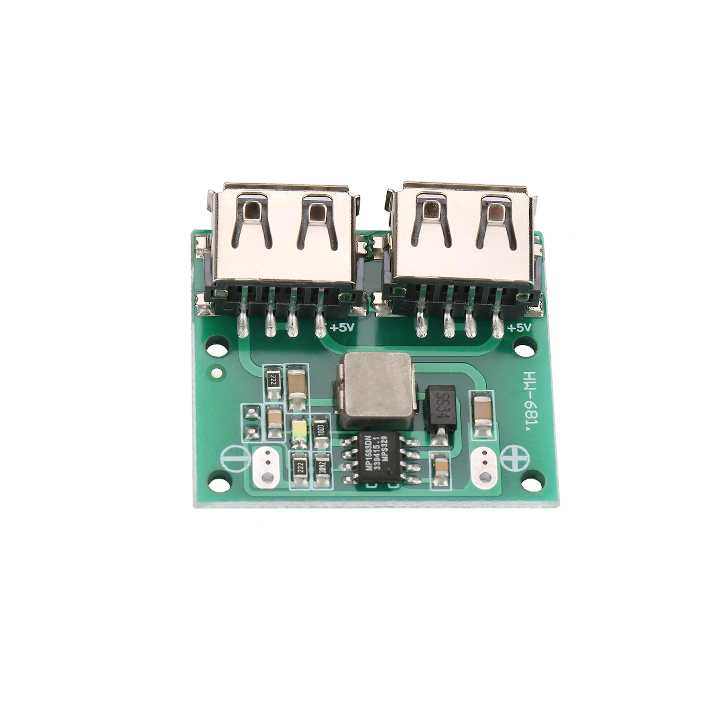 DC-DC Buck Converter Module 9V/12V/24V to 5V 3A Dual USB Output Dual USB Car Charging Voltage Stabilizer Module - RS3983