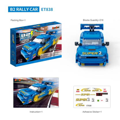 BanBao Super Sports Car Building Blocks Set Super Sports Car Model Construction Toy For Kids - RS7652