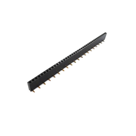 1 x 40 Single Row Female Header 2.54mm Pitch Female Single Row SMT Header Berg Strip For PCB, Microcontroller - RS3752