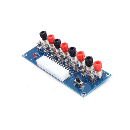 Benchtop ATX Power Board Multi-Voltage ATX Power Supply Breakout Module 24 Pin Benchtop Power Adapter 12V 5V 3.3V Module - RS1824