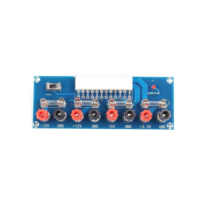 Benchtop ATX Power Board Multi-Voltage ATX Power Supply Breakout Module 24 Pin Benchtop Power Adapter 12V 5V 3.3V Module - RS1824