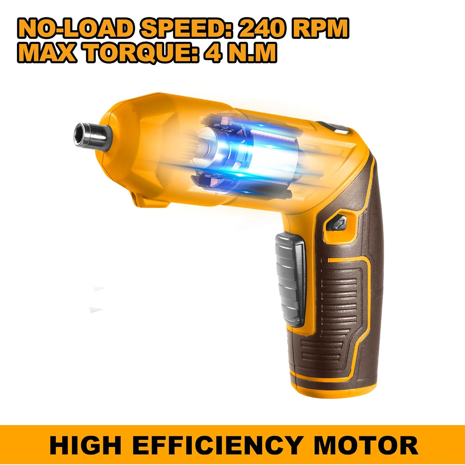 INGCO 4V Cordless Electric Screwdriver & Drill Driver Kit