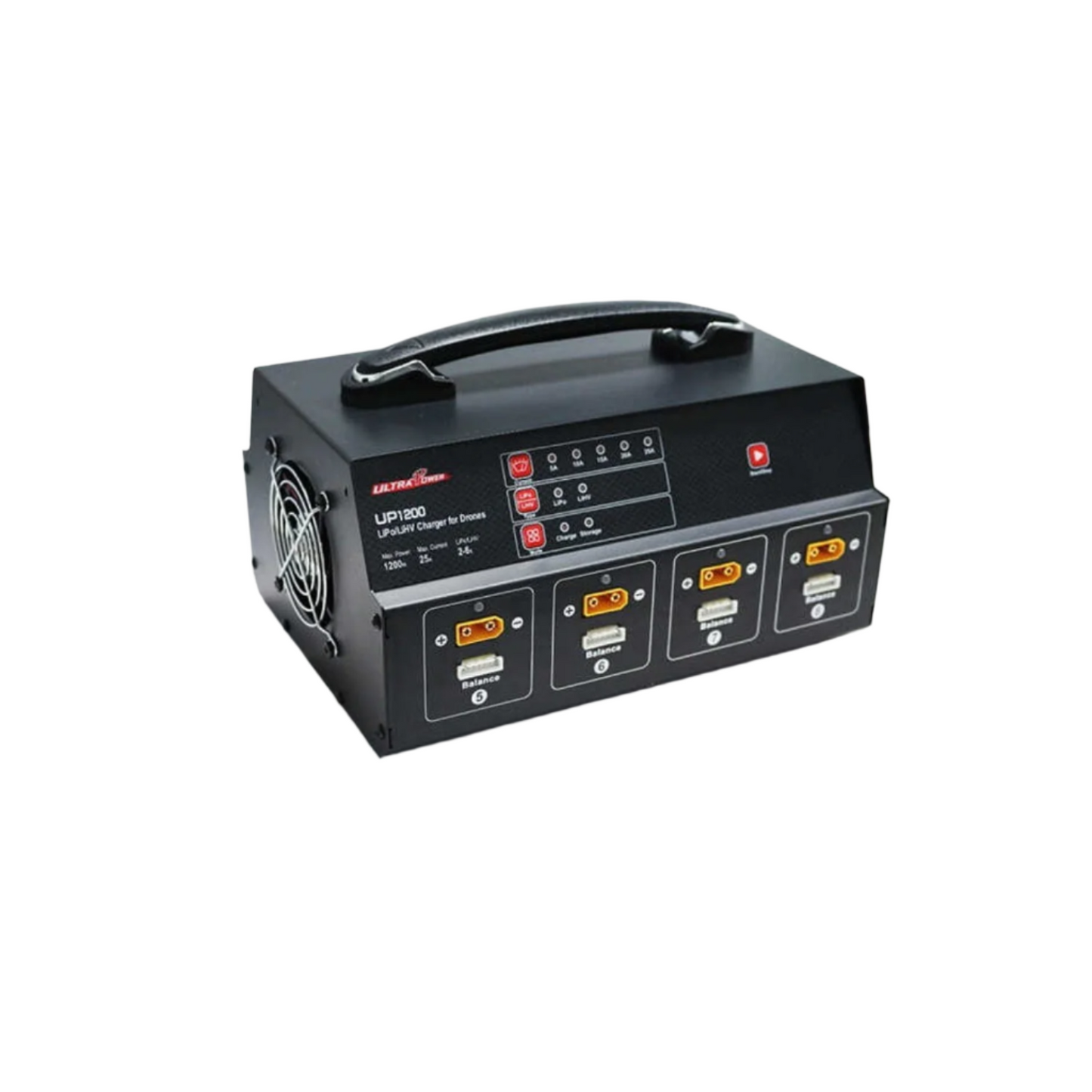 UltraPower UP1200 1200W 8CH Drone Battery Charger 25A Fast Charging For 2-6S LiPo Batteries UAV Multi-Battery Smart Charger