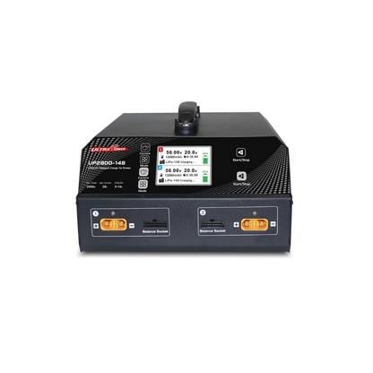 UltraPower UP2800-14S Battery Charger Dual Channel 2x1400W 28A 6-14S LiPo/LiHV Smart Battery Charger For UAV and Agricultural Drones