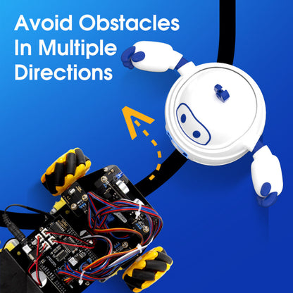 ACEBOTT ESP32 4WD Smart Robot Car Kit WiFi, Bluetooth & Programmable Smart Robot Car Kit with Camera, Ultrasonic Sensor, Control For Arduino & Raspberry Pi