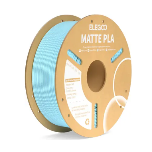 Matte PLA+ 3D Printer Filament 1.75mm 1kg High-Quality Spool For Smooth, Precision Printing - Blue - RS7128