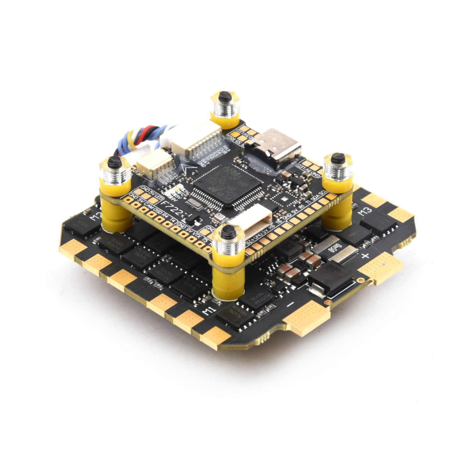 Readytosky F7 Flight Controller With 80A 4-in-1 ESC, 3-8S LiPo Support, STM32F722 Processor, Betaflight Compatible for FPV Racing & Freestyle Drones