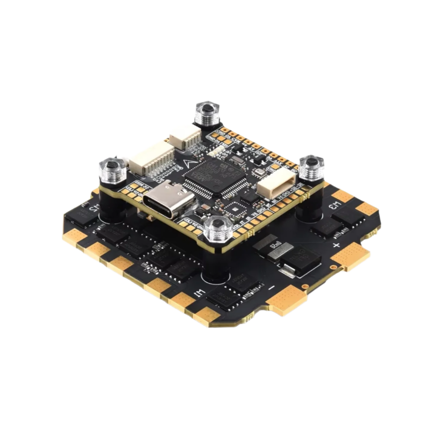 Readytosky F4 Flight Controller With 80A 4-in-1 ESC, Supports 3-8S LiPo, STM32F405, BLHeli_32, for FPV Racing & Freestyle Drones