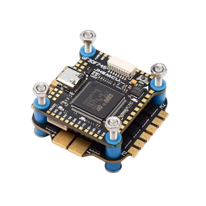 JHEMCU GF30F745 60A Flight Controller AM32A60 60A ESC Stack For High Performance Drone Electronic Speed Controller
