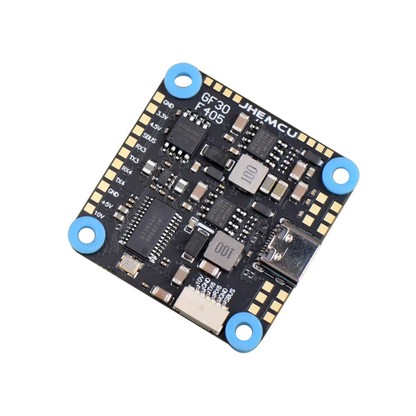 JHEMCU GF30F405-ICM F405 Flight Controller 3-8S With Barometer OSD Blackbox Dual BEC 5V/10V For FPV Racing Drones