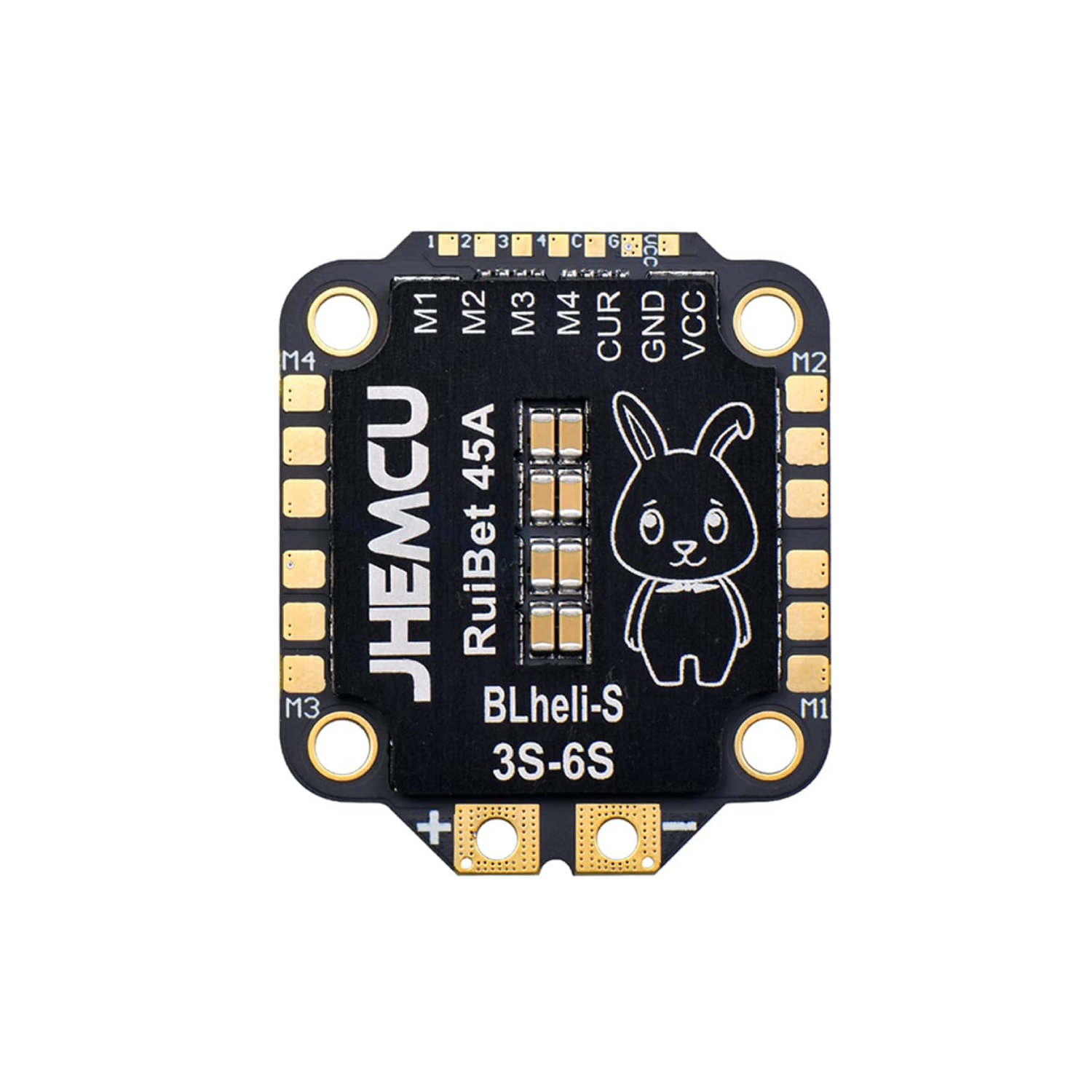 JHEMCU RuiBet 45A Flight Controller BLHeli_S DShot600 3-6S 4in1 Brushless ESC 30x30mm FPV Drone Stack Freestyle Racing Quadcopter DIY Parts - RS9369