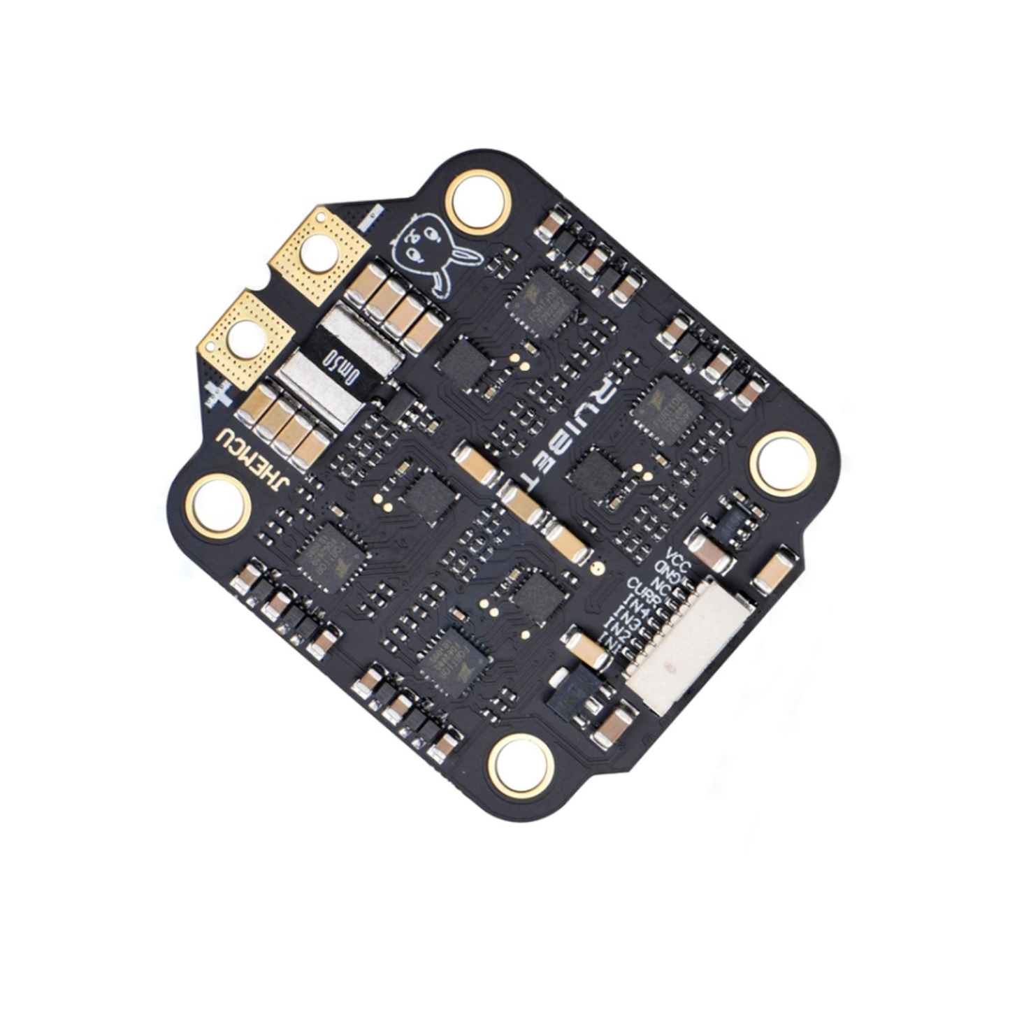 JHEMCU RuiBet 55A Flight Controller BLHELI_S Dshot600 3-6S 4-in-1 Brushless ESC, 30x30mm High-Performance FPV Freestyle Racing Drone For DIY Quadcopter Parts
