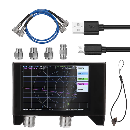 3G Vector Network Analyzer 4.0-Inch Touch Screen SAA-2N NPV NA V2 Antenna Analyzer With Frequency Measurement and Signal Testing Tool - RS5161