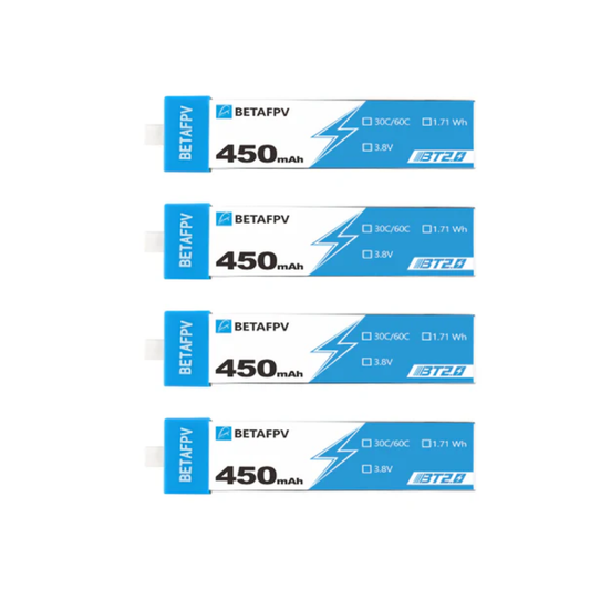 BT2.0 450mAh 1S 30C HV LiPo Battery 