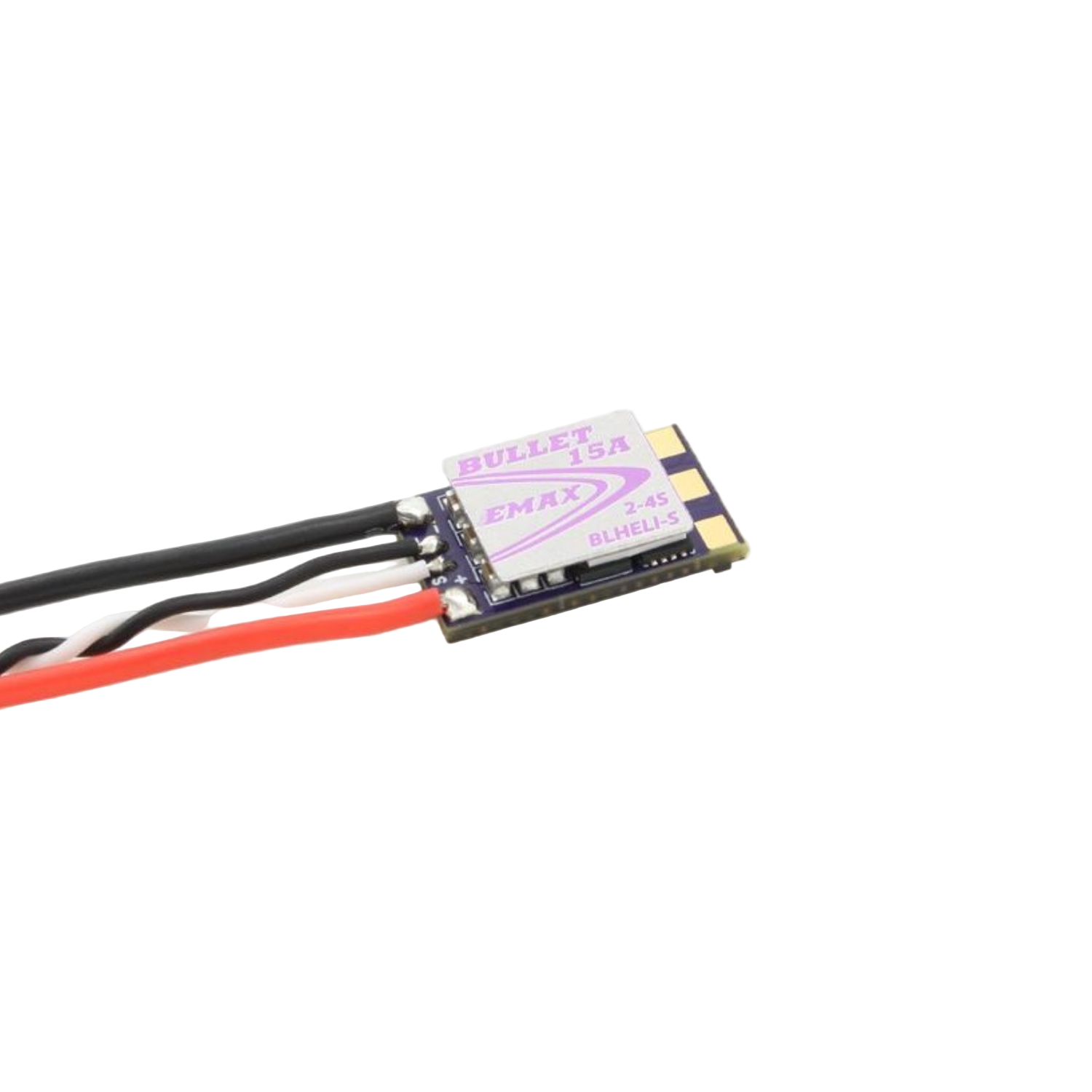EMAX D-SHOT Bullet Series 15A ESC 2-4S BLHELI_S Ultra-Light 3.5g Supports DShot, Oneshot42 & Multishot High-Performance Brushless Speed Controller