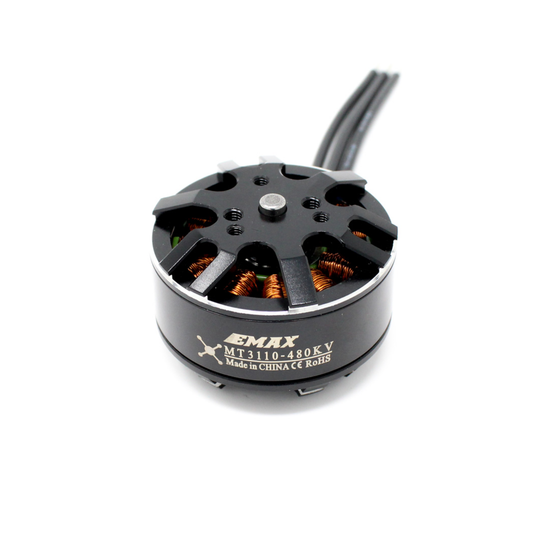 EMAX MT3110 480KV Brushless DC Motor For Multirotors Quadcopter Hexacopter – Black Cap CW