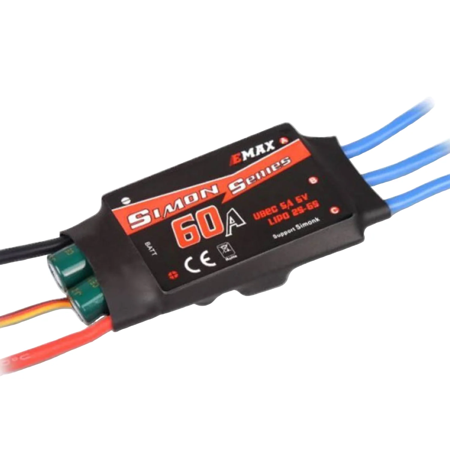 Emax Simon K Series 60A Brushless ESC For Multirotors Original High-Performance Electronic Speed Controller