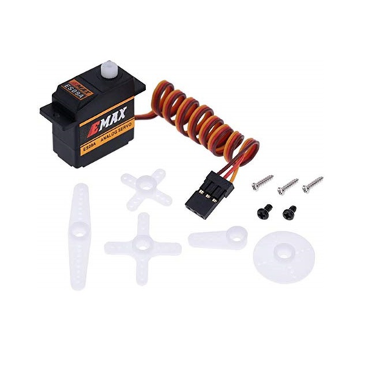 EMAX ES09A Dual-Bearing Swash Servo Motor For 450 RC Helicopter High Precision Original Servo For CCPM Control - RS1337