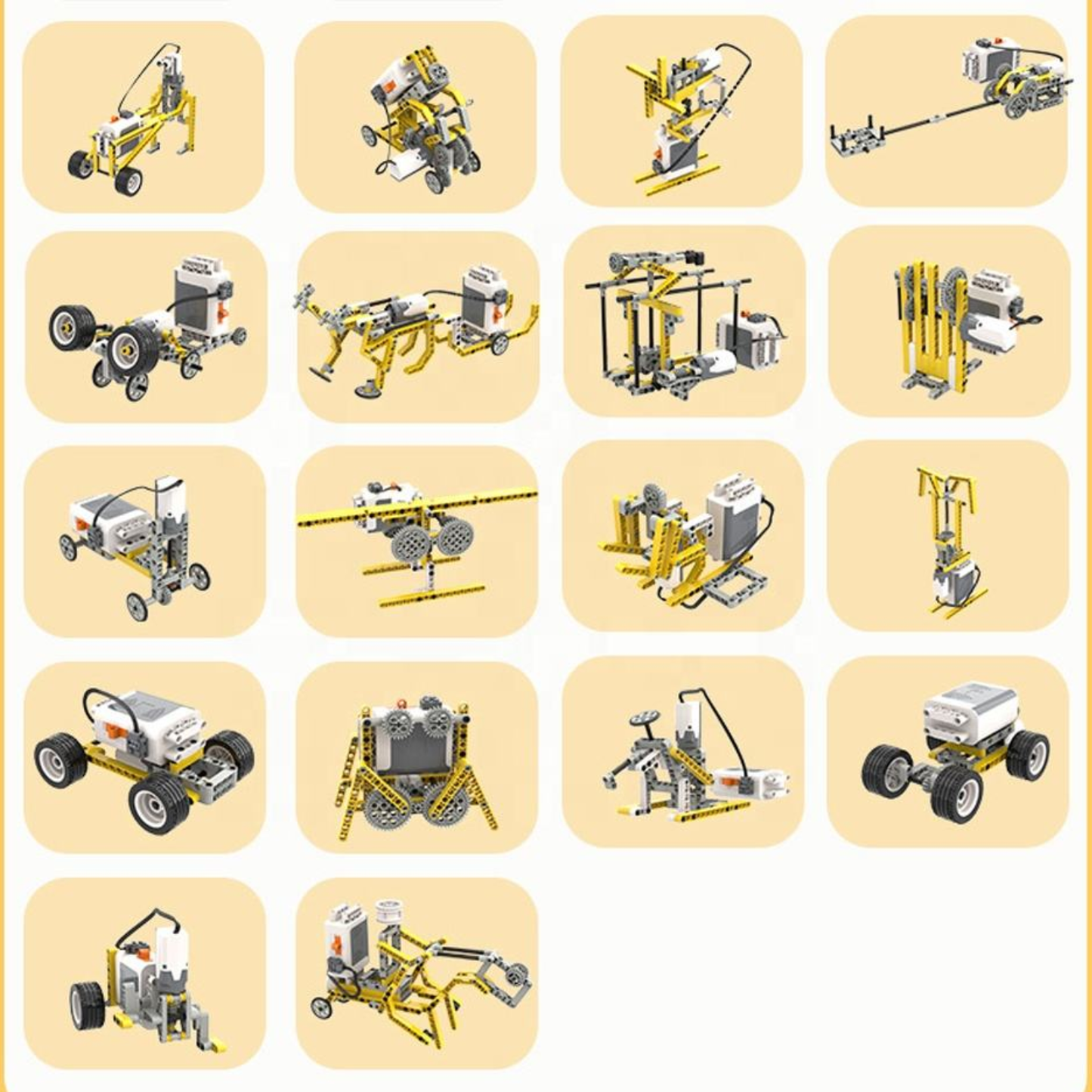 52-in-1 STEM Educational Building Toy Set 420PCS Electric Gear Mechanical Construction Kit Compatible With LEGO - RS8903