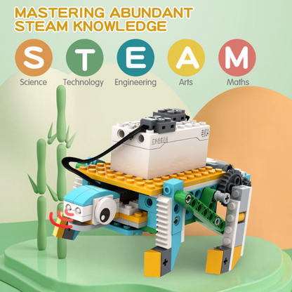 DIY Puzzle Learning Robot Logical Training Kit Science Electronic Building Block Educational Toy For Kids - RS8905