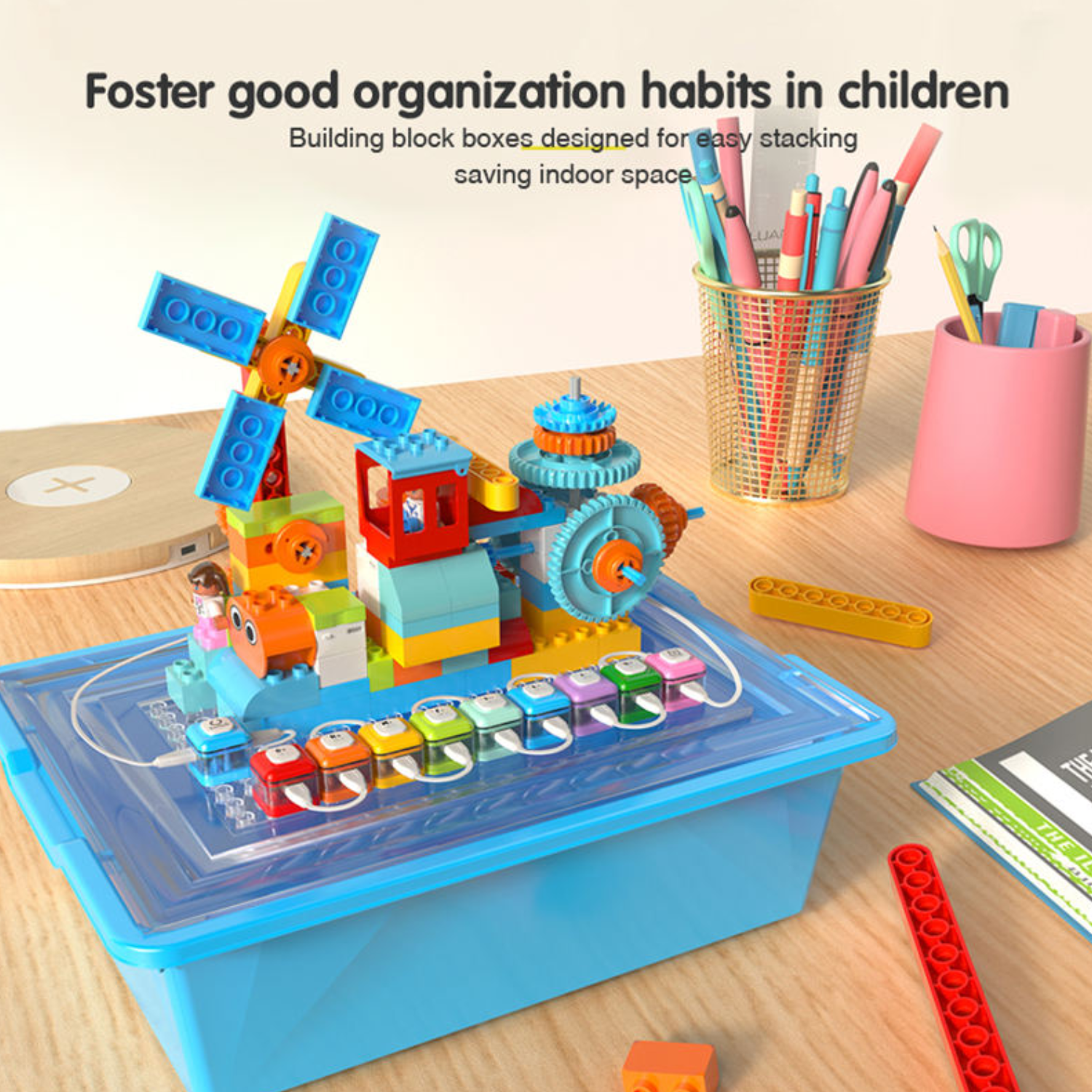 DIY Musical Building Blocks Prime Set For Kids Smart Electronic Puzzle Toy For Logical Thinking & STEM Learning - RS8908