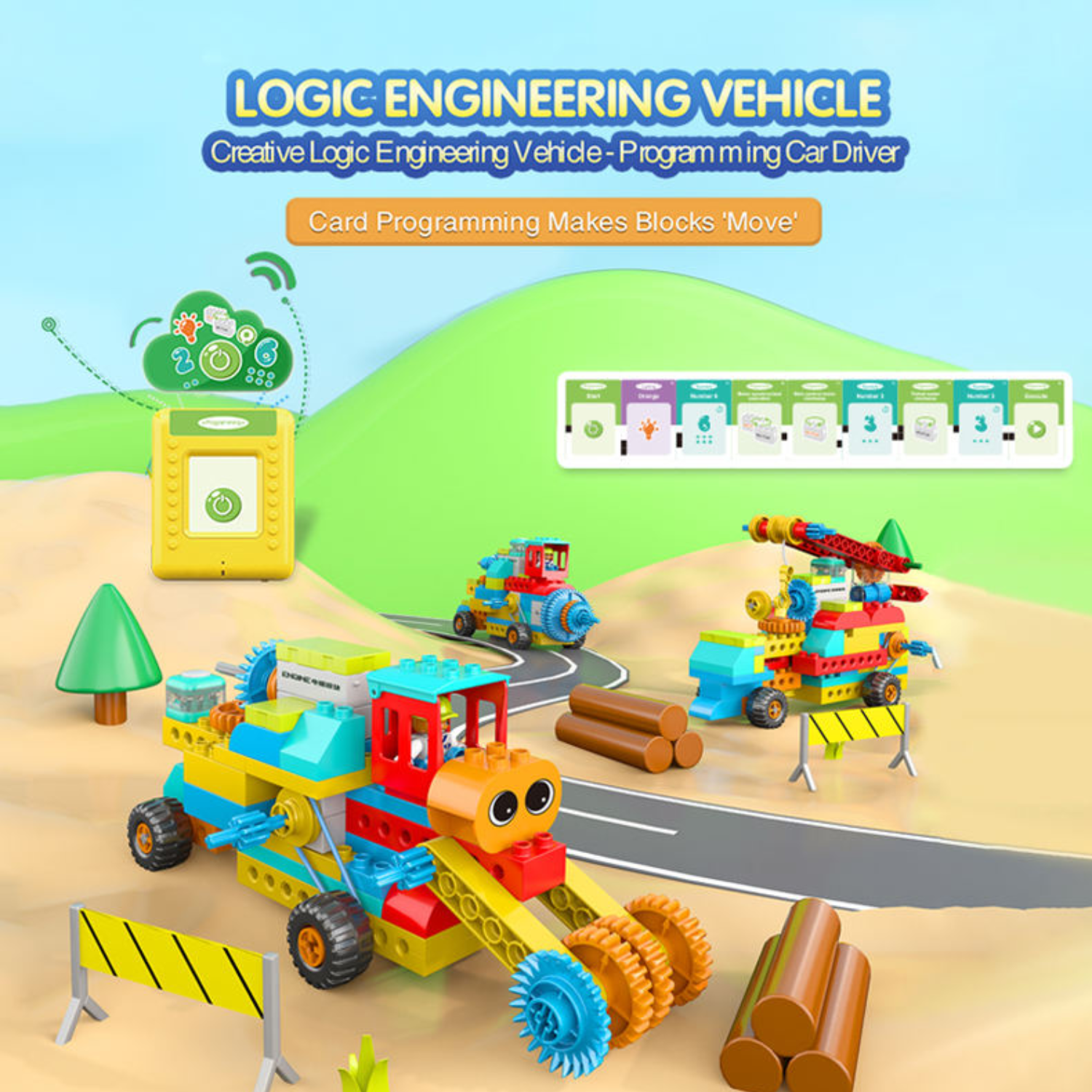 DIY Logical Reasoning Thinking & STEM Learning Building Block Toy Set Educational Construction Toy Kit For Kids 4–12 Years - RS8909