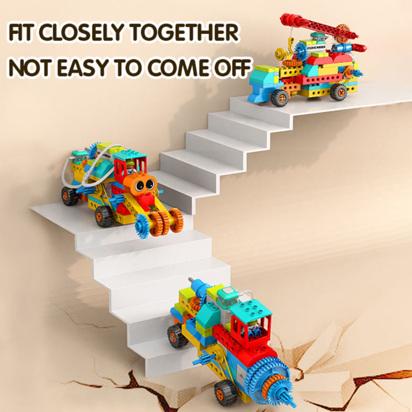 DIY Logical Reasoning Thinking & STEM Learning Building Block Toy Set Educational Construction Toy Kit For Kids 4–12 Years - RS8909