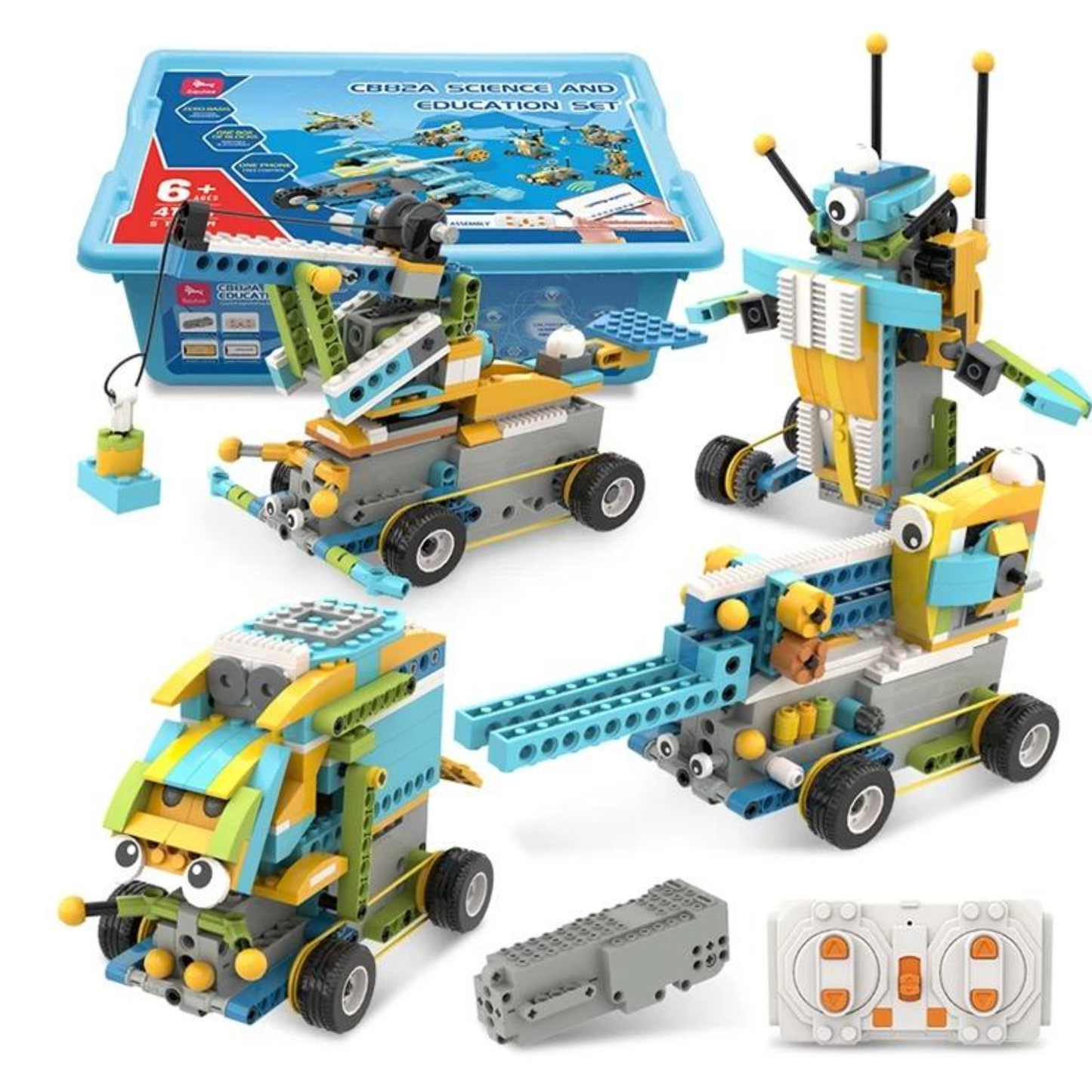 12-in-1 STEM Educational Building Blocks Kit Electric Science Experiment Toy Set For Kids - RS8906