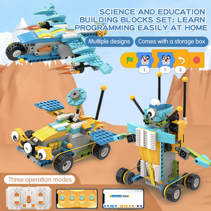 12-in-1 STEM Educational Building Blocks Kit Electric Science Experiment Toy Set For Kids - RS8906