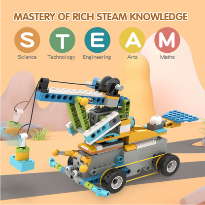 12-in-1 STEM Educational Building Blocks Kit Electric Science Experiment Toy Set For Kids - RS8906