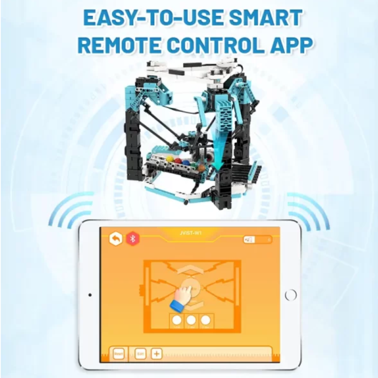 Jvist-W 2-in-1 Mechanical Engineering and Science Experiment Kit Building Blocks Set With Storage Bucket For Kids - RS8911