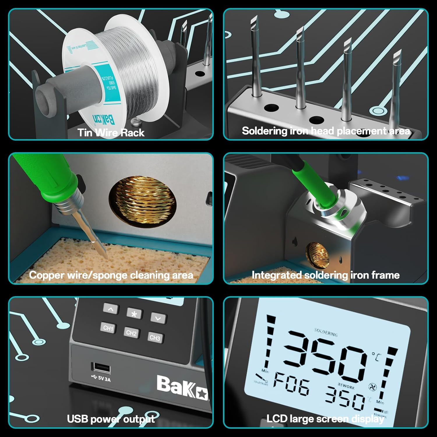 Bakon BK602PRO Soldering &amp; Rework Station