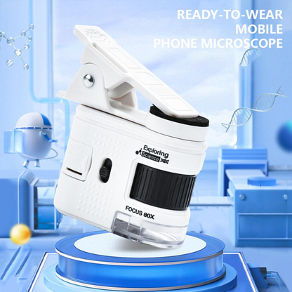 80X Zoom LED Lighted Portable Handheld Microscope