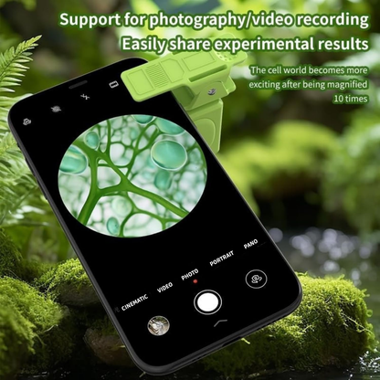 W5808 Portable 80X Microscope Handheld Plastic Toy Pocket Mini Portable Microscope For Kids