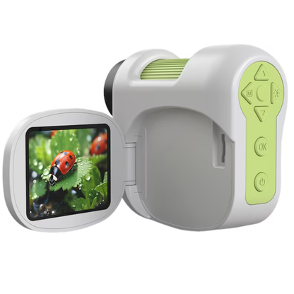 W5818A 100–1600X Portable Digital Microscope Rechargeable Handheld USB Microscope With LED For DIY Science & Outdoor Exploration